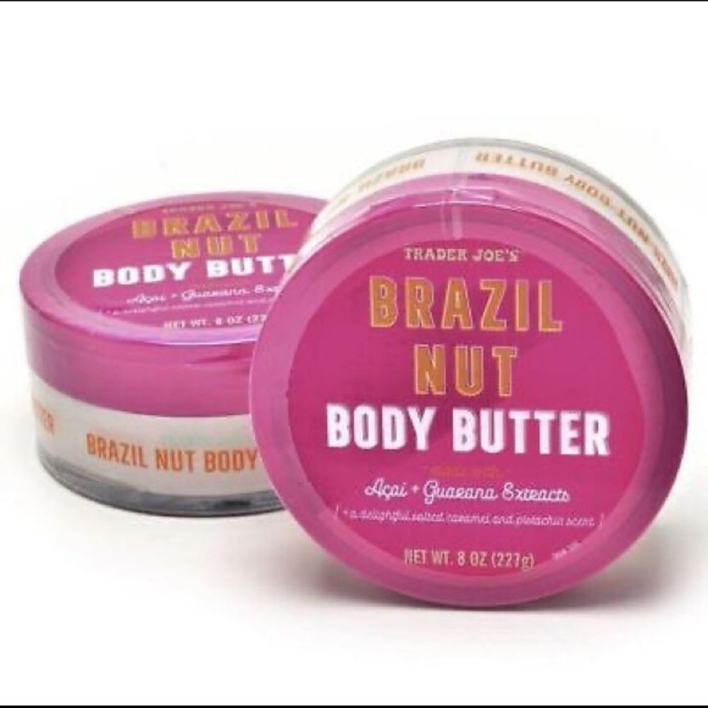Lot of 2, Trader Joe’s LIMITED EDITION!!!! Brazil nut body butter.  BNIB